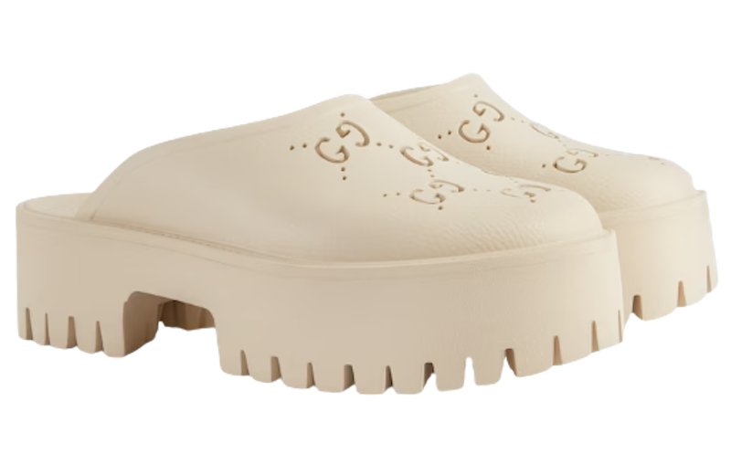 รองเท้าแตะ Gucci ผู้หญิง รุ่น Platform Perforated G Sandal 1