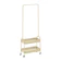 KASSA HOME Vicky ราวแขวนผ้าพร้อมชั้นวาง 2 ชั้น แบบมีล้อ 1
