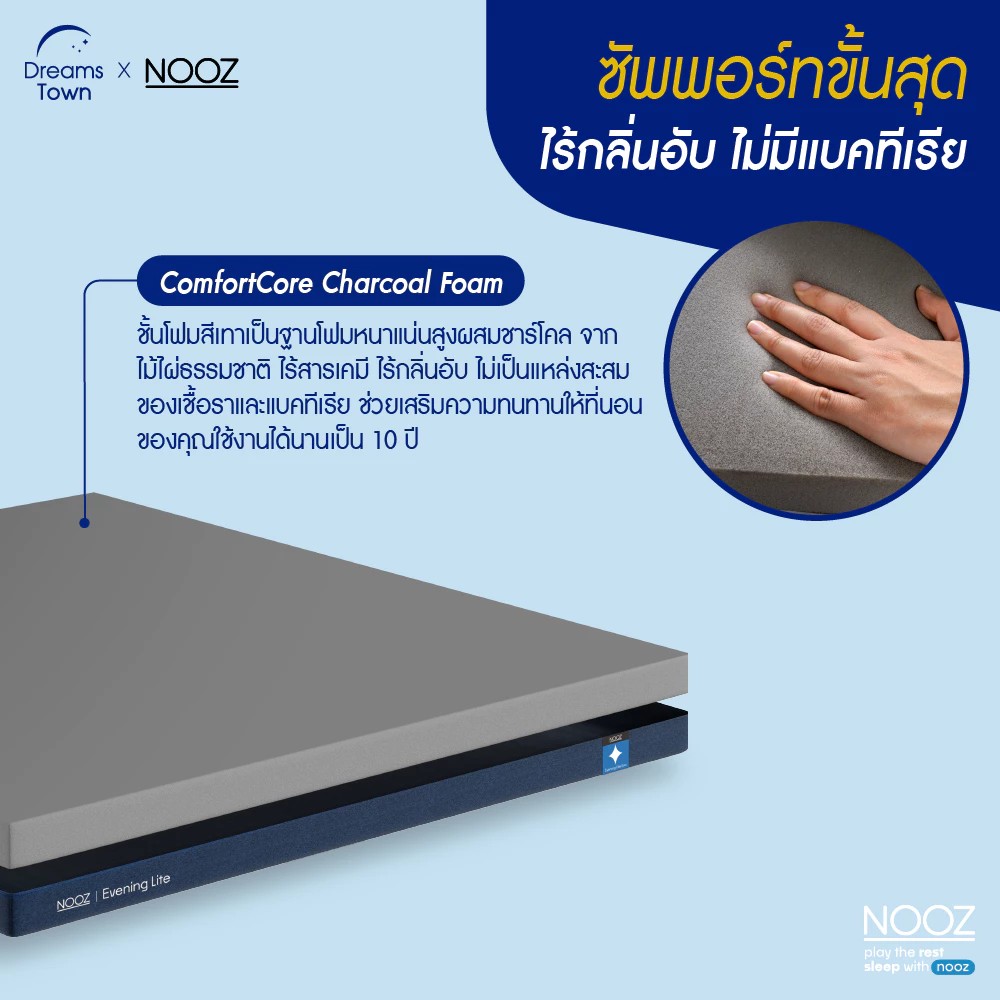 ที่นอนเมมโมรี่โฟม รุ่น Evening Lite Evo 3