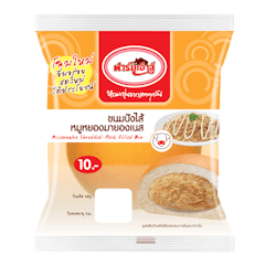 ขนมปังหมูหยอง ไส้หมูหยองมายองเนส