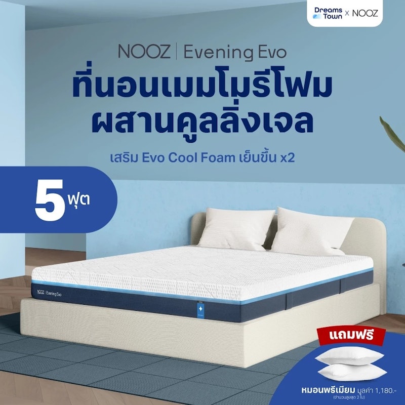 ที่นอนเมมโมรี่โฟม รุ่น Evening Evo 2