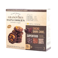 ขนมข้าวโอ๊ต รส Cacao Dark Chocolate
