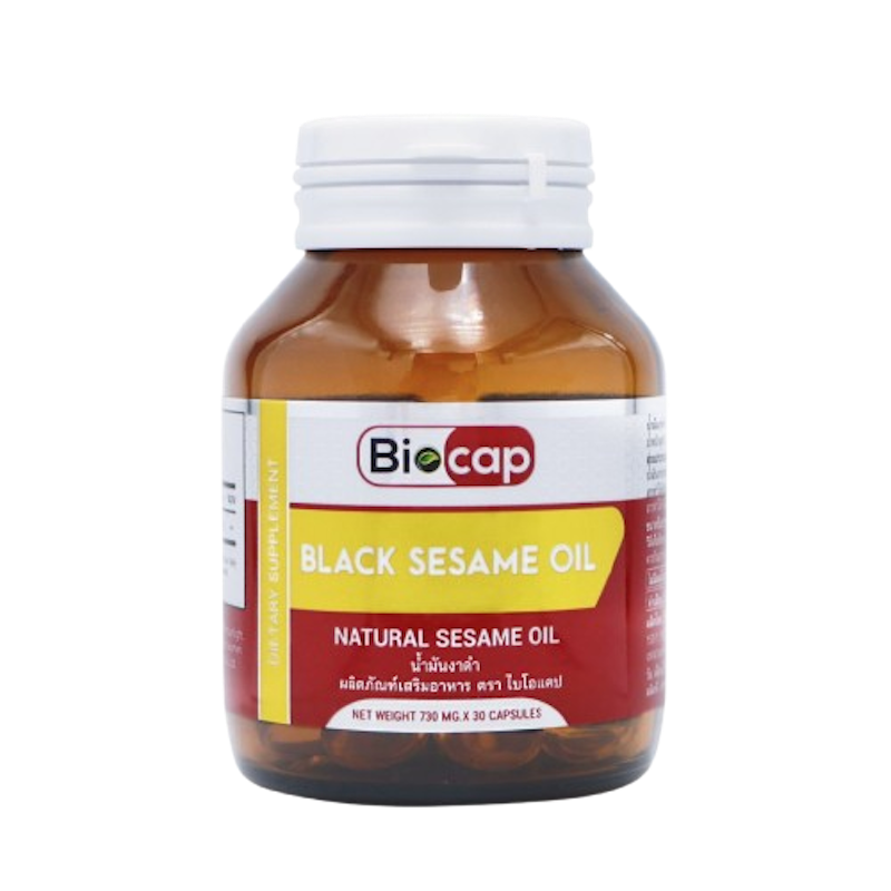 น้ำมันงาดำ Black Sesame Oil Softgel 1