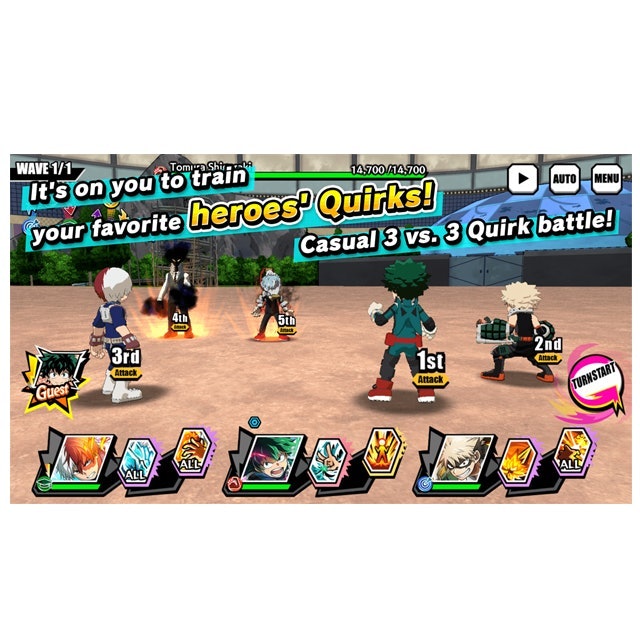 เกม Turn Based มือถือ MY HERO ULTRA IMPACT 3