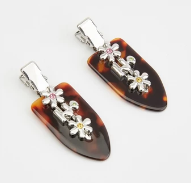 Metal Floret Bangs Clip 2