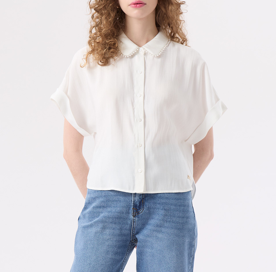 Pearl Collar Shirt 2