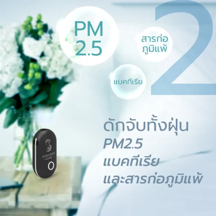 เครื่องฟอกอากาศไอออนแบบพกพา 3