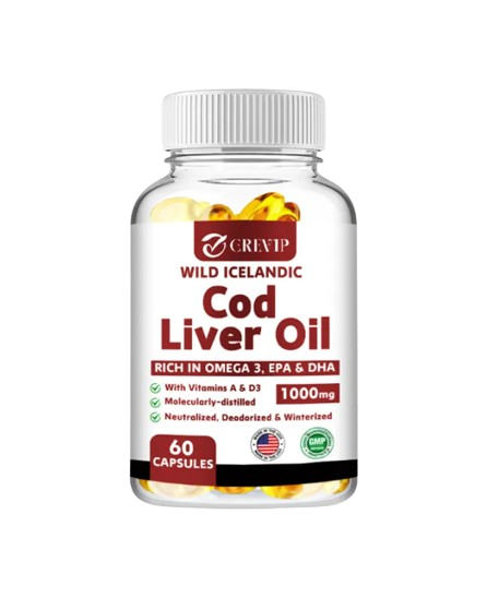 Cod Liver Oil EPA DHA Omega 3 Fish Oil 1