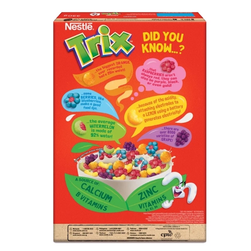 ข้าวโพดอบกรอบกลิ่นผลไม้รวม TRIX 2