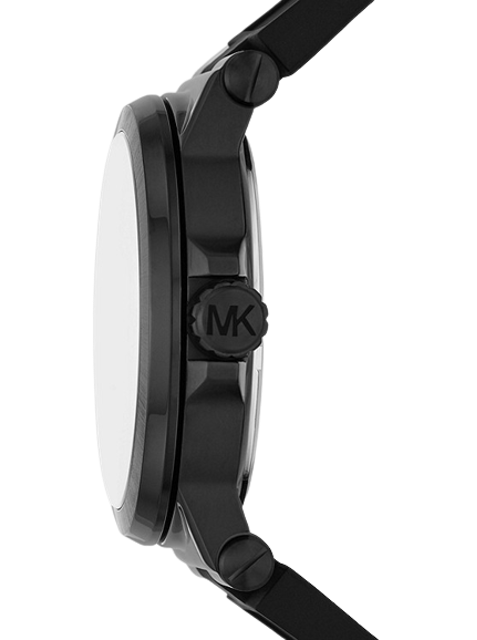 นาฬิกา Michael Kors สำหรับผู้ชาย รุ่น Oversized Dylan Black-Tone and Silicone Watch 2