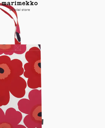 กระเป๋าผ้า ลายดอกไม้ Pieni Unikko Bag 4