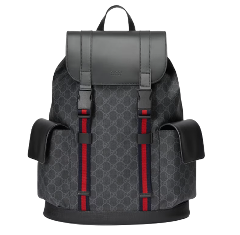 กระเป๋า Gucci ผู้ชาย รุ่น GG Black Backpack 1