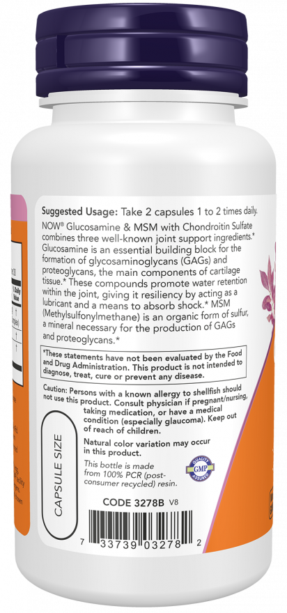 Glucosamine & MSM plus Chondroitin 3
