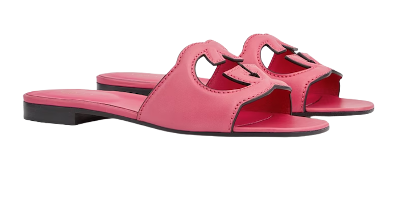 Interlocking G Cut Out Slide Sandal 2