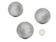 Decathlon Set of Grooved Recreational Petanque Boules 100 1
