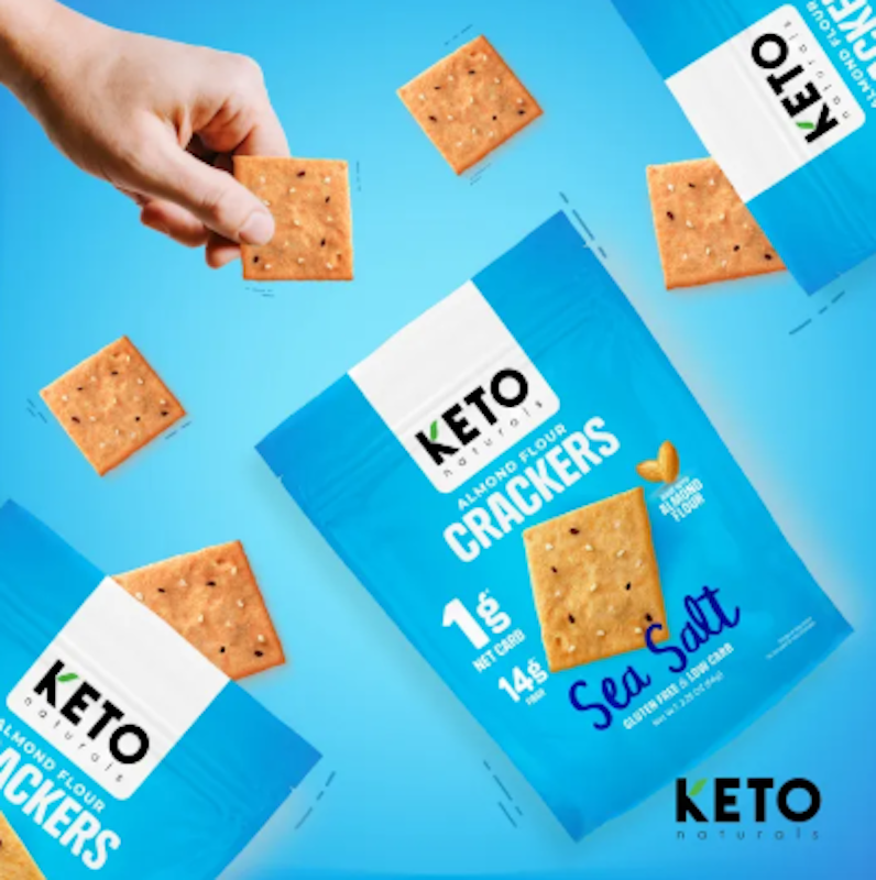 Almond Flour Crackers Sea Salt 3