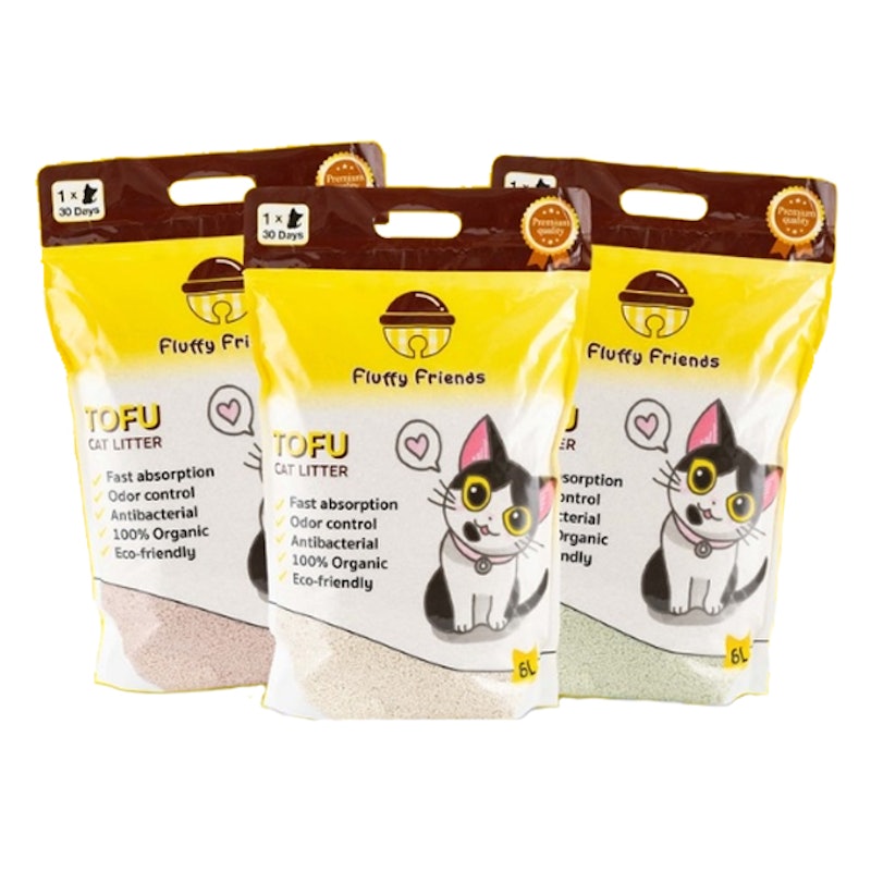 ทรายแมวเต้าหู้เกล็ด 1