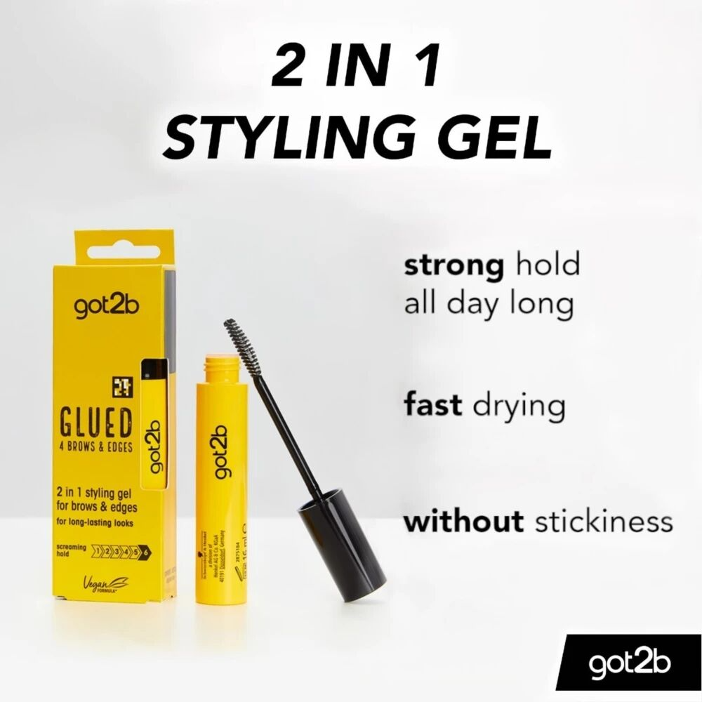 มาสคาร่าจัดแต่งขนคิ้วและทรงผม Got2B Glued for Brows & Edge 2