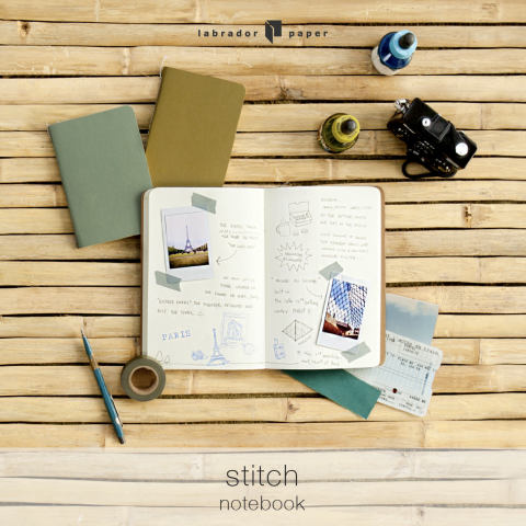 สมุดโน้ตแบบเย็บสันปก Notebook Stitch S  2
