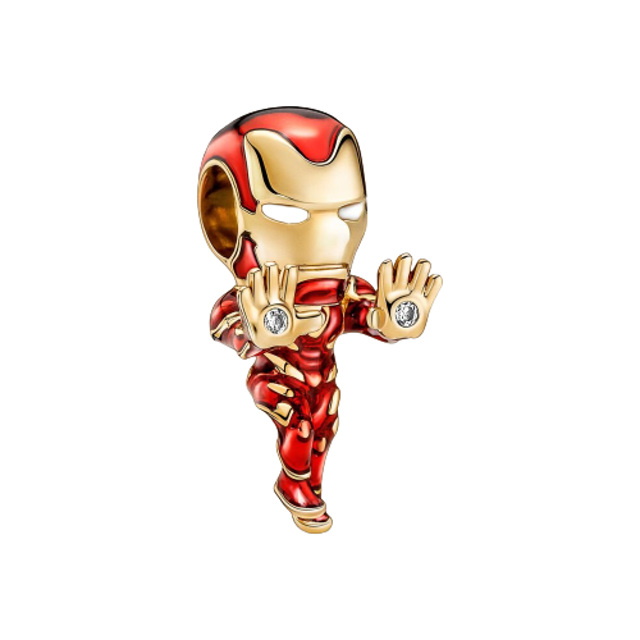ชาร์ม PANDORA รุ่น Gold Marvel The Avengers Iron Man Charm 1