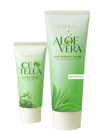 ครีมกำจัดขน Aloe Vera & Centella Hair Remover Repair Cream 2IN1 1