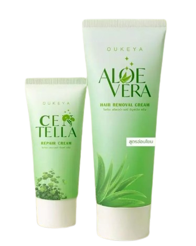 ครีมกำจัดขน Aloe Vera & Centella Hair Remover Repair Cream 2IN1 1