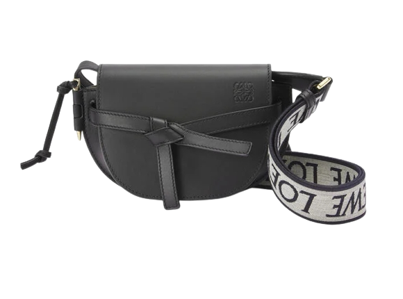 กระเป๋า Loewe  รุ่น Mini Gate Dual bag In Soft Calfskin And Jacquard 12