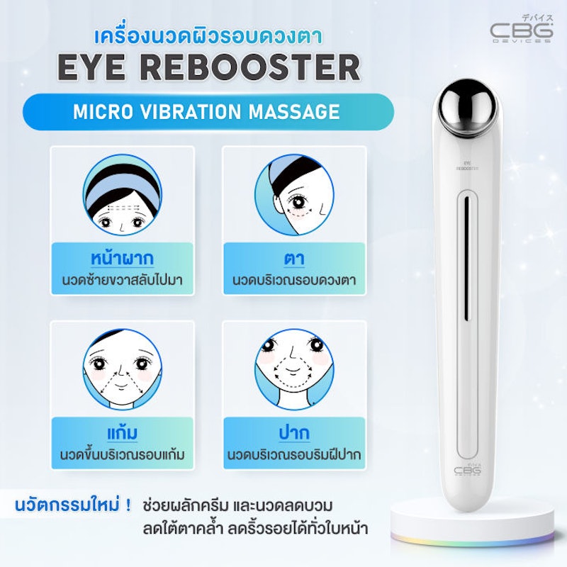 เครื่องนวดผิวรอบดวงตา Eye Rebooster 3