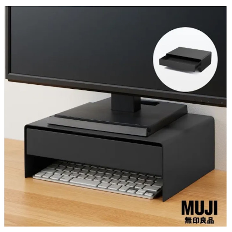 Steel Monitor Stand With Drawer 3