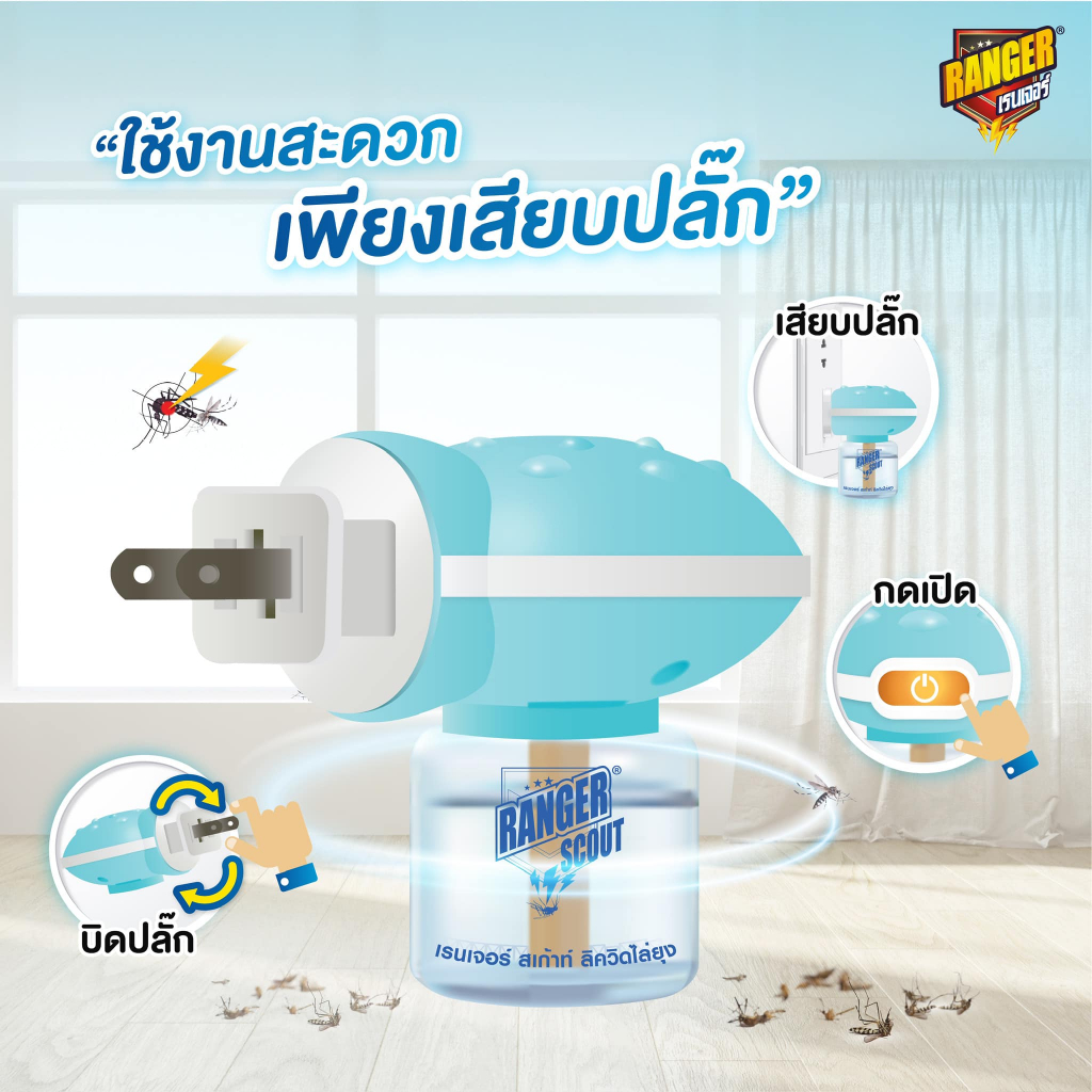 เครื่องไล่ยุงไฟฟ้า Electric Mosquito Repellent 3