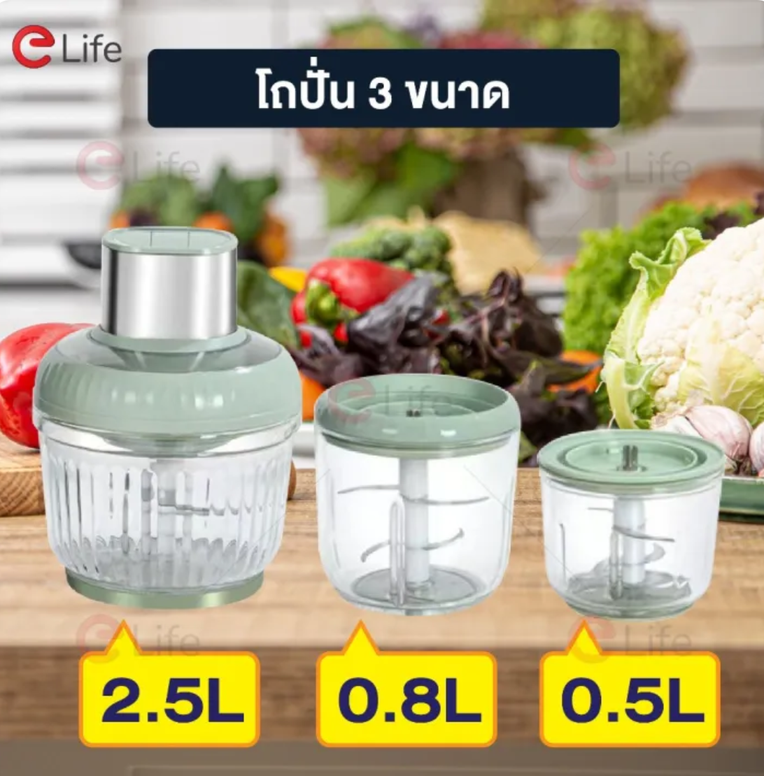 เครื่องปั่น บดเนื้อ 3 In 1 3