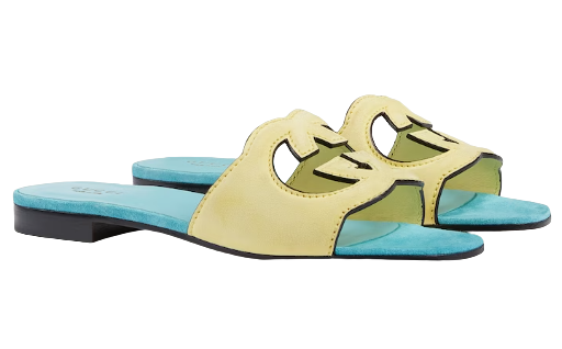 รองเท้าแตะ Gucci ผู้หญิง รุ่น Interlocking G cut-out Slide Sandal 3