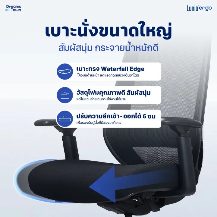 เก้าอี้ทำงาน รุ่น Apollo Smart X2 3