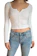 Brandy Melville เสื้อ Brandy Melville รุ่น Zelly Ribbed Long Sleeve Top 1