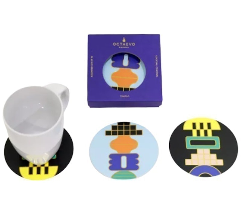 ODS แผ่นรองแก้ว OCTAEVO (DOUBLE-SIDED) TEMPLO 1