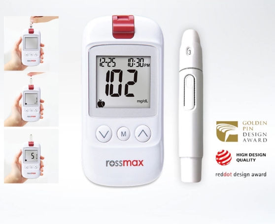 เครื่องวัดระดับน้ำตาลในเลือด รุ่น HS200 2