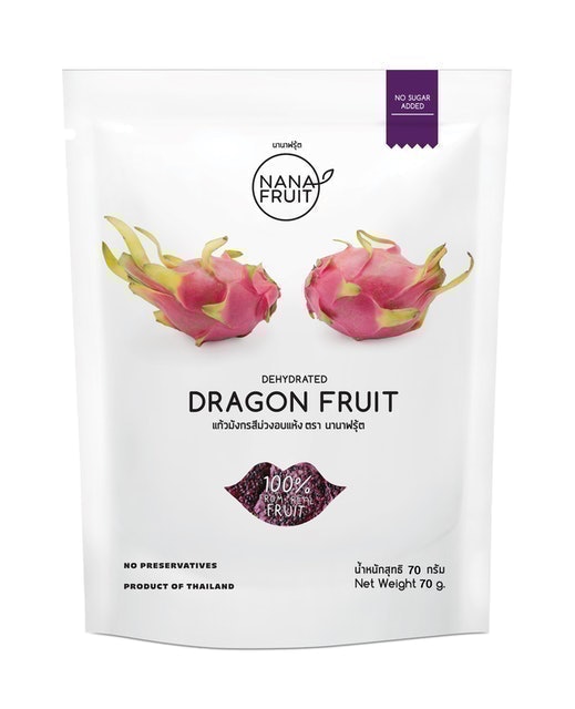 ผลไม้อบแห้ง Dehydrated Dragon Fruit 1