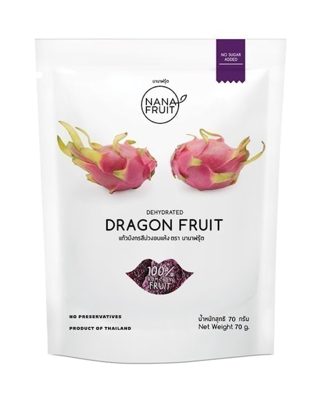ผลไม้อบแห้ง Dehydrated Dragon Fruit 1