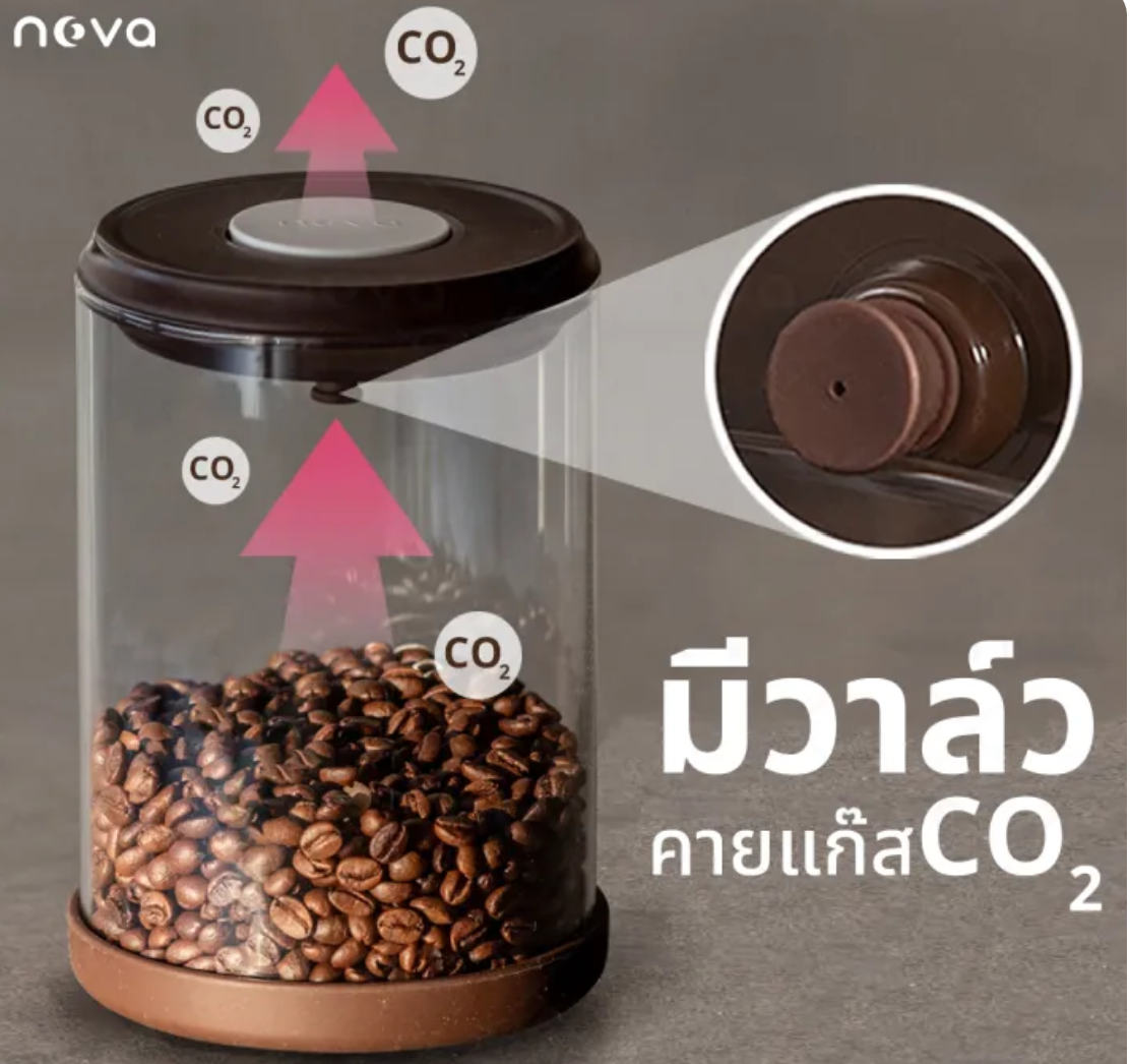โหลเก็บเมล็ดกาแฟ รุ่น COF 2