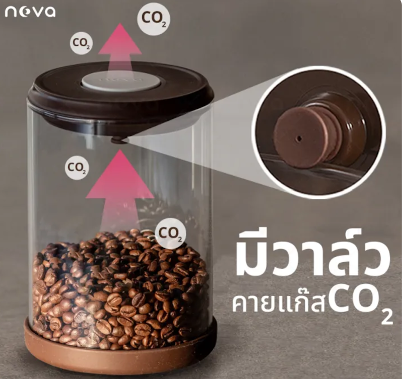 โหลเก็บเมล็ดกาแฟ รุ่น COF 2