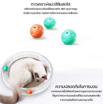 Fun Cat 4-in-1 Scratcher Playground 3