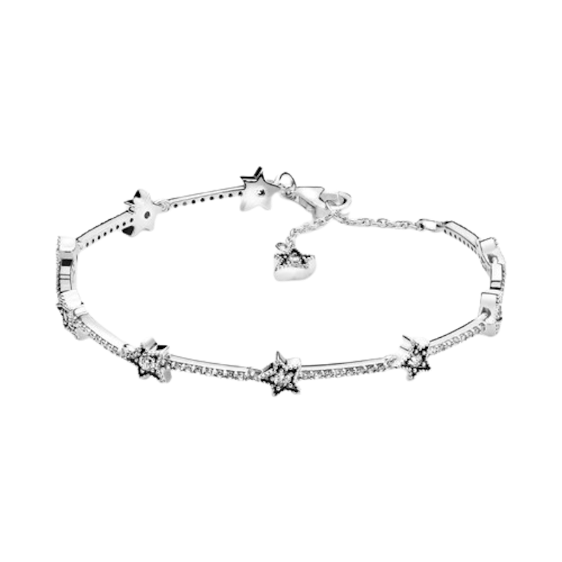 Silver Celestial Stars Bracelet 1