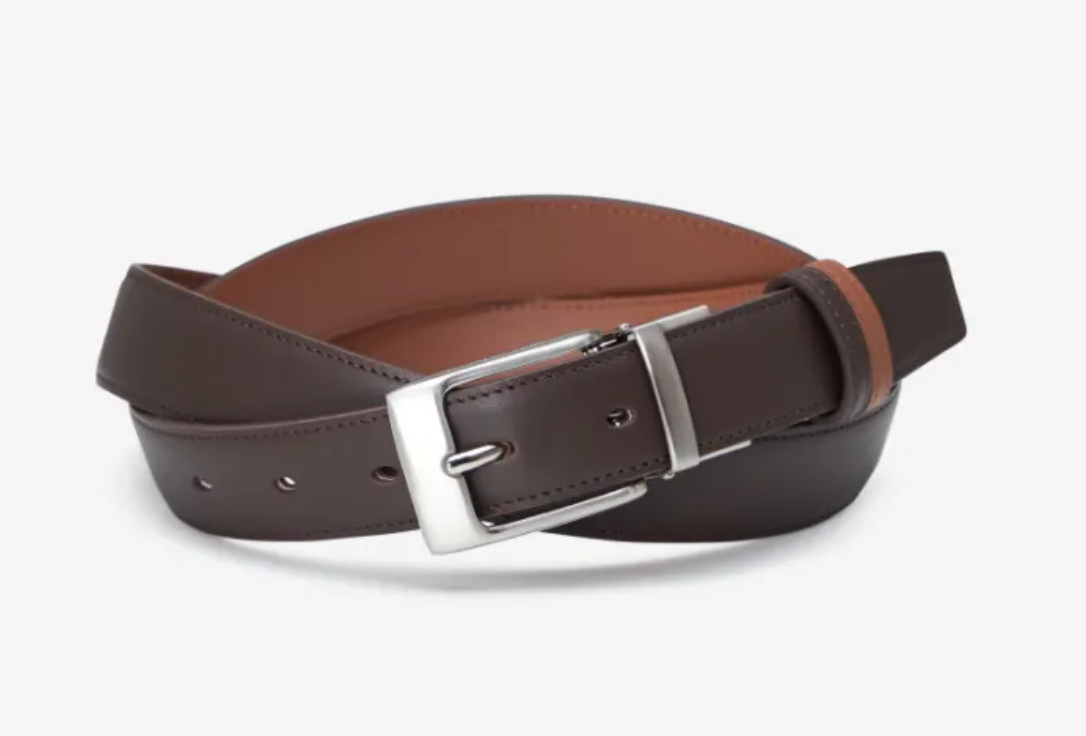 เข็มขัดหนัง New Brown Leather Belt 3