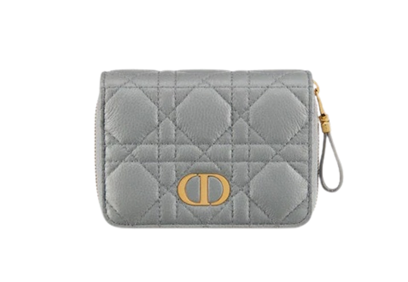 กระเป๋าสตางค์ผู้หญิง รุ่น Dior Caro Compact Zipped Wallet 4