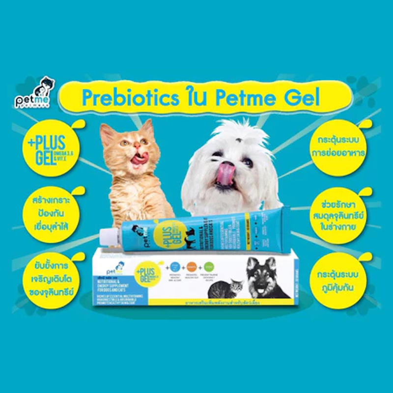 Plus Gel อาหารเสริมเพิ่มพลังงาน สำหรับสุนัขและแมว 3