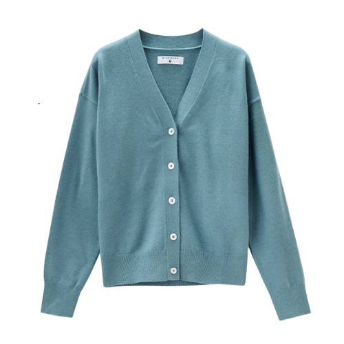 Women Chunky V-neck Loose Cardigan 1