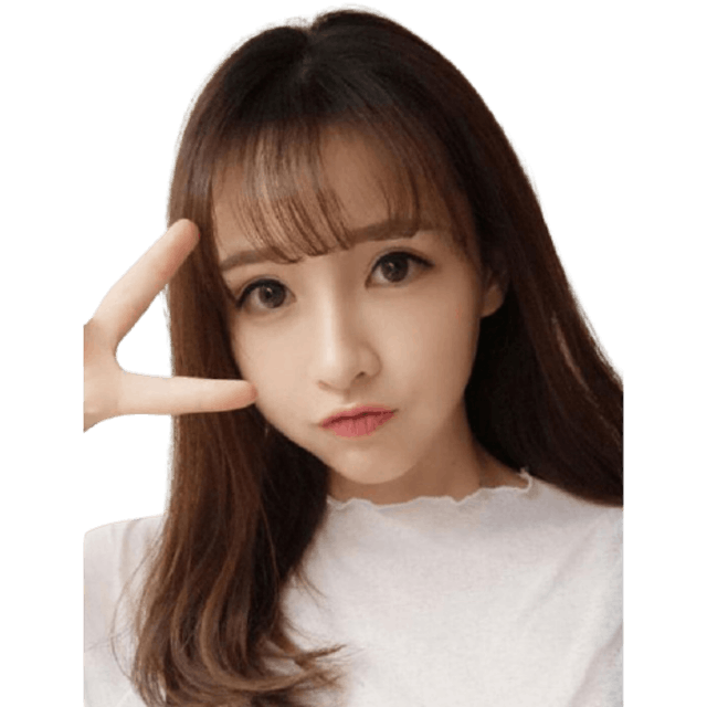 แฮร์พีช หน้าม้า ผมแท้ 100% สไตล์เกาหลี 1