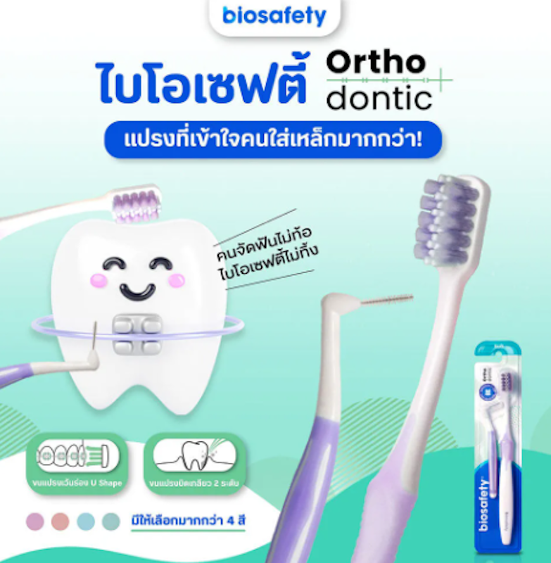 แปรงสีฟันสำหรับคนจัดฟัน Orthodontic 2