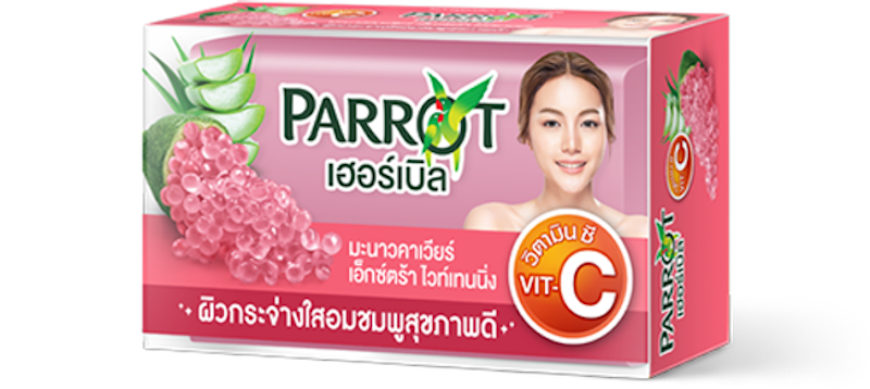 สบู่นกแก้ว Parrot Herbal มะนาวคาเวียร์ 1