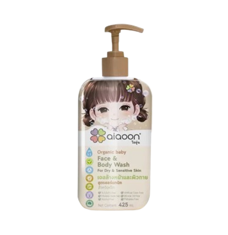 Organic Baby Face & Body Wash For Dry 1